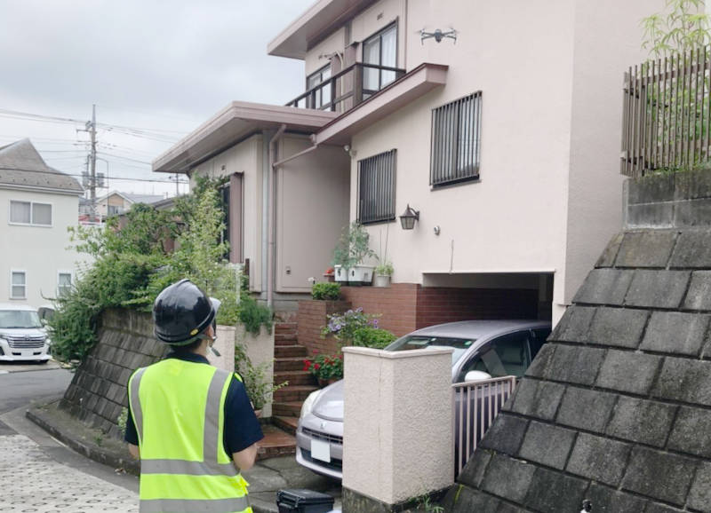 岡竹JAPANドローン屋根点検調査20210703